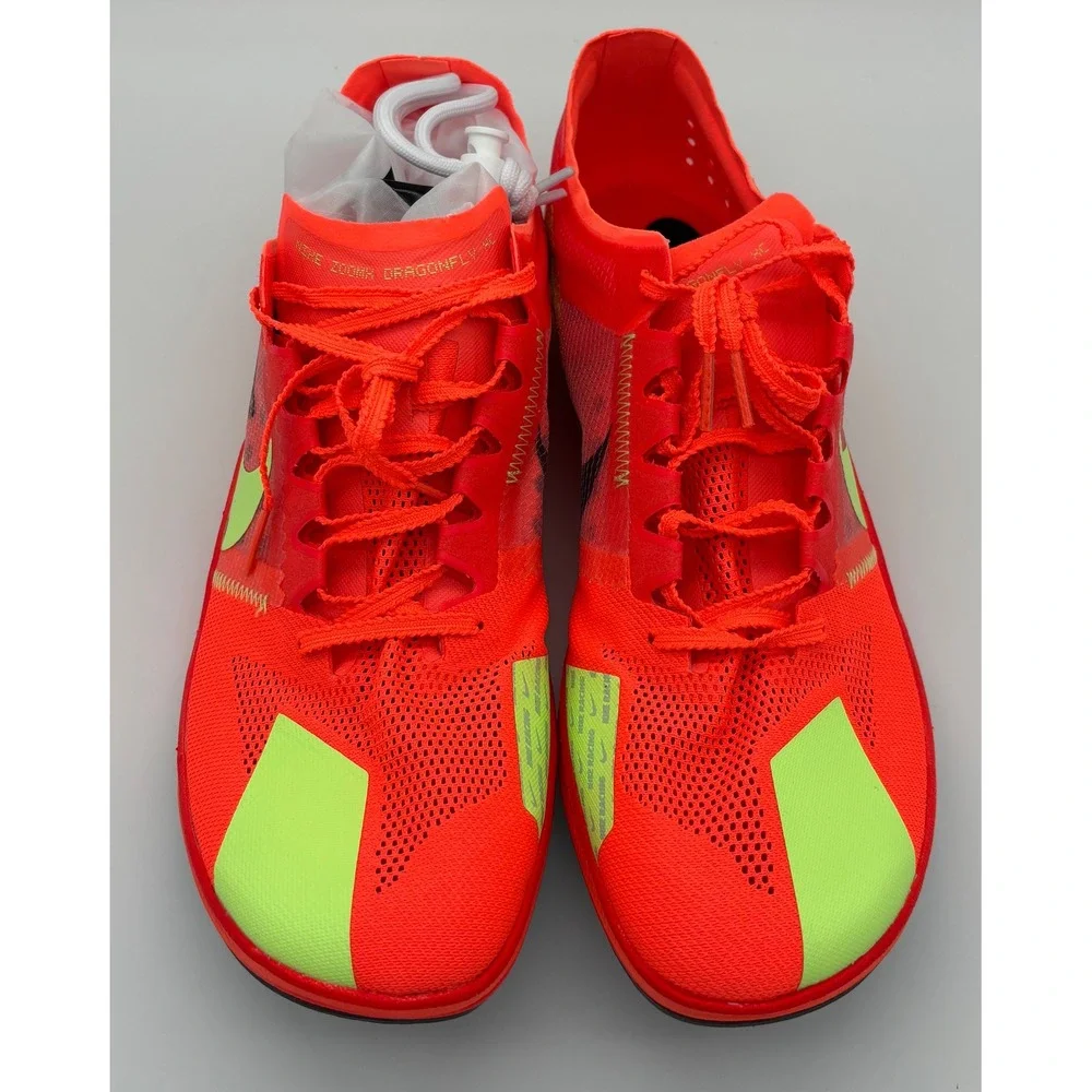 Nike ZoomX Dragonfly XC Bright Crimson Volt Men 11 Cross Country Shoe DX7992-800